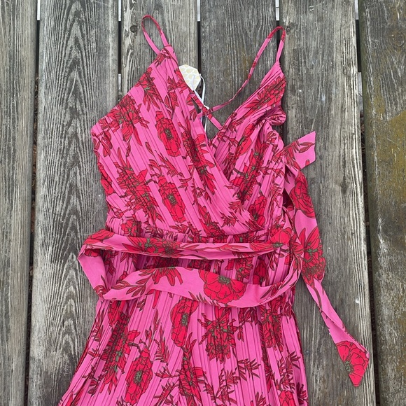 NWT Beyond Words Pleated Jumpsuit - Picture 2 of 9